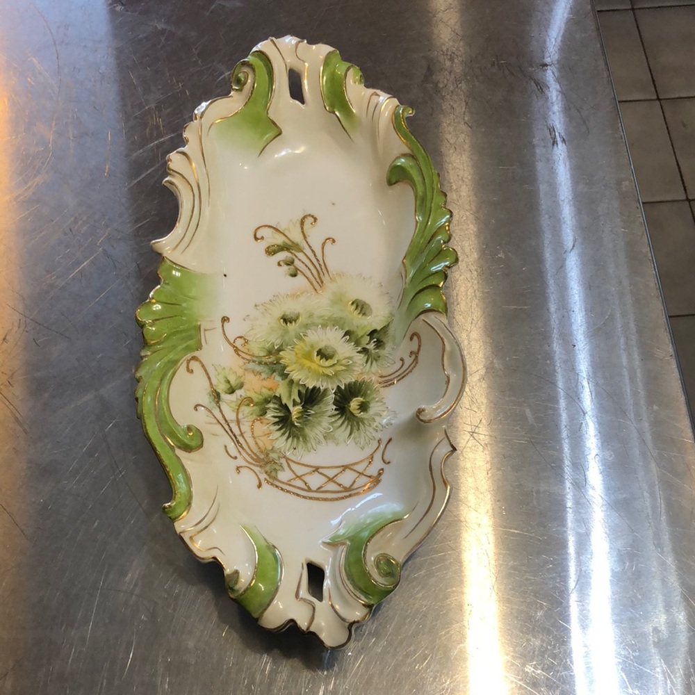 Hand painted dish